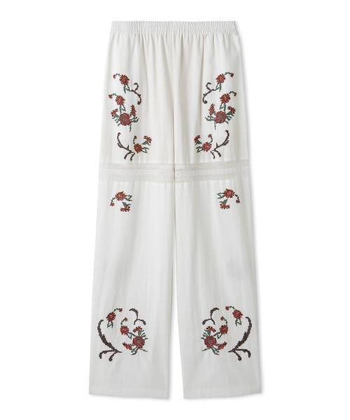LILY BROWN リリー ブラウン ヴィンテージ刺繍イージーパンツ Amazon | [リリーブラウン] ヴィンテージクロスステッチイージーパンツ