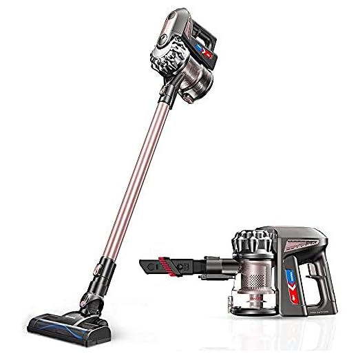 proscenic P8 PLUS Aspirador sin cable Potente 15000Pa, de mano 2 en 1 con Varios Accesorios,batería Recargable Ion-Litio