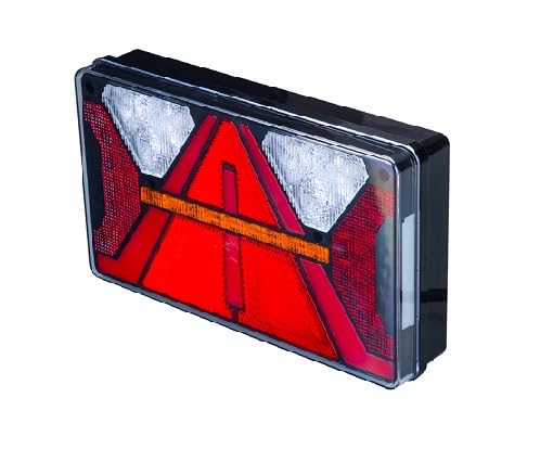 Lampa Tylna Zespolona LED Przyczepa Laweta, Para, 7 Funkcji