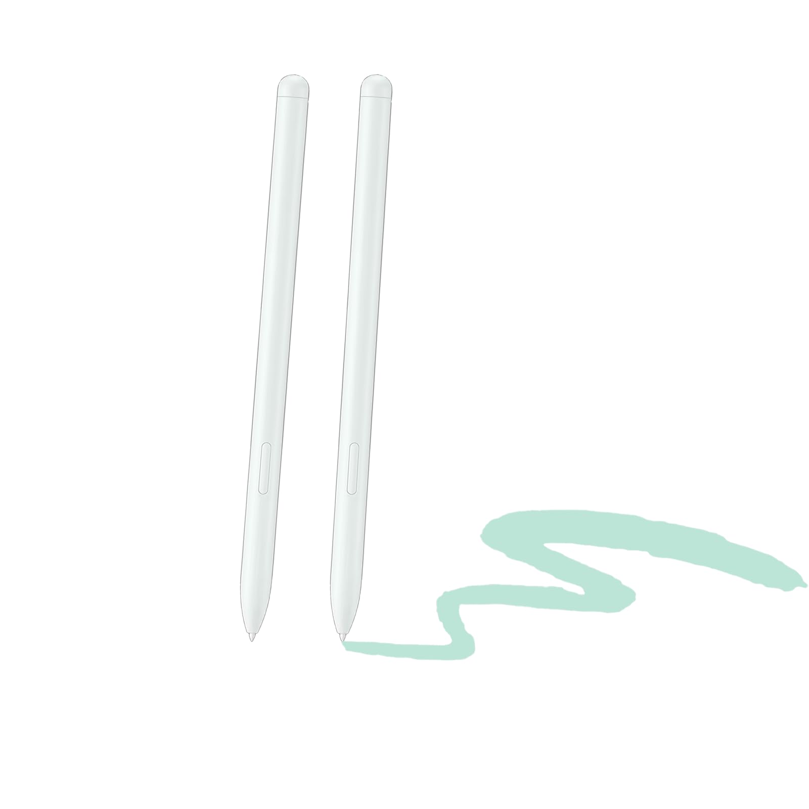 2 Pcs Tab S9 FE S Pen Replacement for Samsung Galaxy Tab S9 FE, S9 FE+ S Pen for Samsung Galaxy Tab S9 FE+ Replacement, S9 FE Stylus Pen for Samsung Galaxy Tab S9 FE (Without Bluetooth Mint)