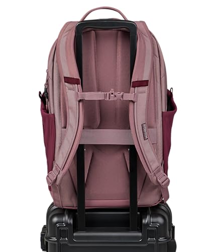 Image of JanSport 28L All Around Pack - 15 inch Laptop Sleeve, Cherry Lacquer | Versatile Rucksack w /Hydration Sleeve, Reflective Accents & Safety Whistle