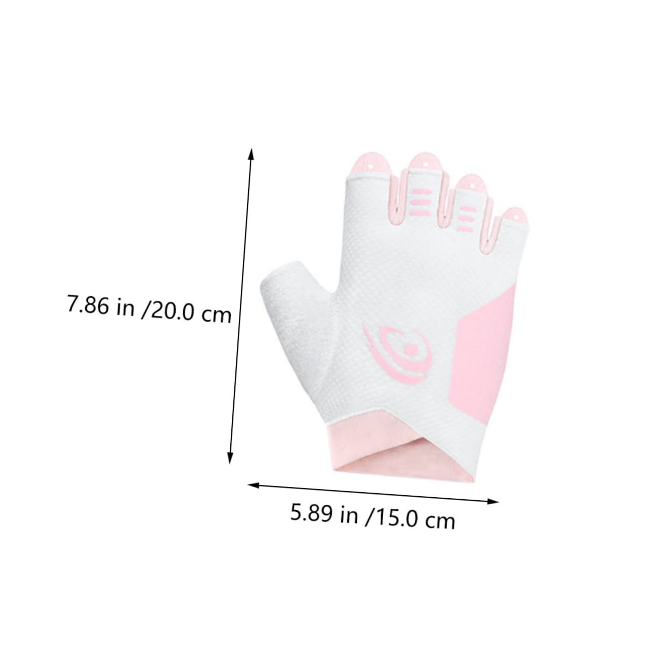 Holibanna 1Pair Breathable Half Finger Outdoor Sports Gloves for Biking Lightweight Comfortable Travel Gloves for Men and Women for Cycling Yoga Weightlifting and Other Activities