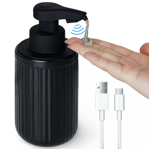 INGOFIN Automatic Soap Dispenser Touchless, Ceramic Rechargeable ...