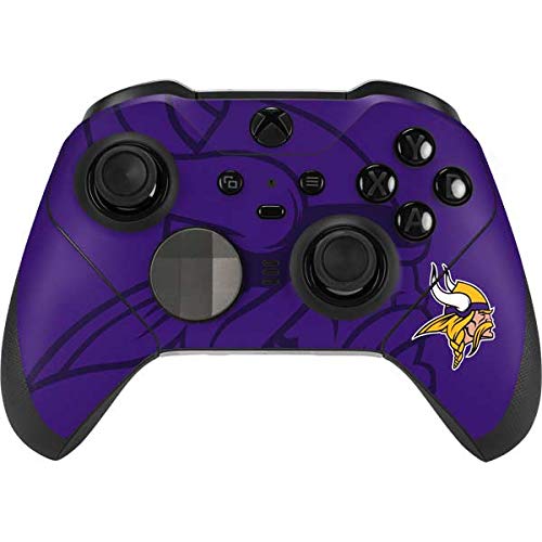 Skinit Decal Gaming Skin Compatible with Xbox Elite Wireless Controller Series 2 - Officially Licensed NFL Minnesota Vikings Double Vision Design