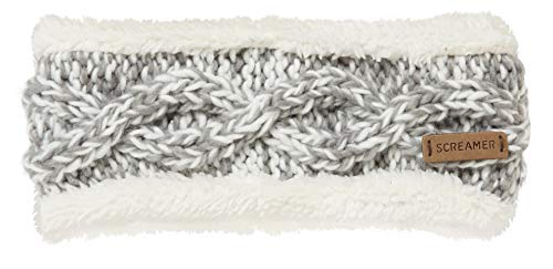 Screamer Women's Robin Headband, White/Charcoal, One Size