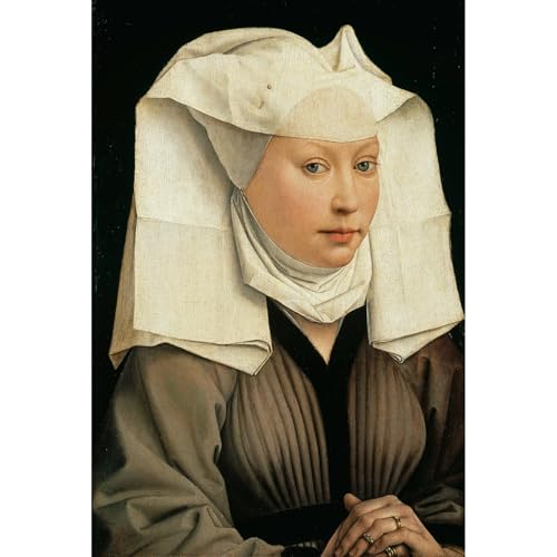 Portrait d'une femme de Weyden : impression sur toile d'art premium pour salon