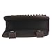 TOURBON Cheek Rest Pad with .22 Rifle Shell Holder Tactical Gun Stock Cover 14 Round Ammo Carrier Pouch Hunting Shooting Accessories (Pu Leather - Brown Right Hand)