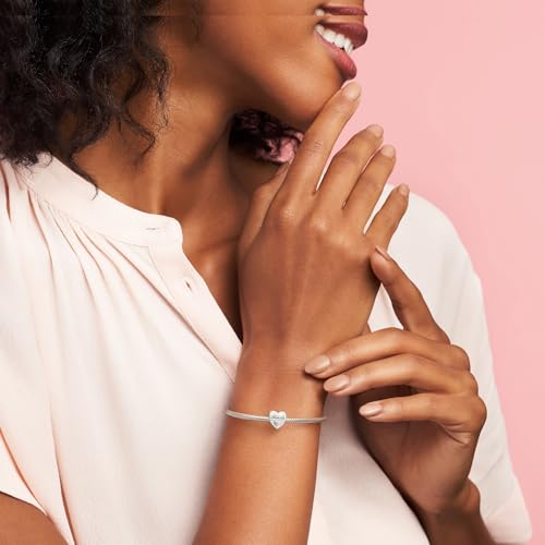 PANDORA Auntie Love Heart Charm - Compatible Moments - Jewelry for Women - Gift for Her - Made with Sterling Silver & Cubic Zirconia - With Gift Box3