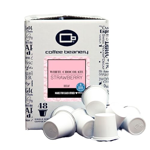 Coffee Beanery White Chocolate Strawberry Decaf Coffee Pods