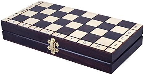Miniatura 6 de The Koliada juego de ajedrez de madera, incluye tablero, piezas, y caja