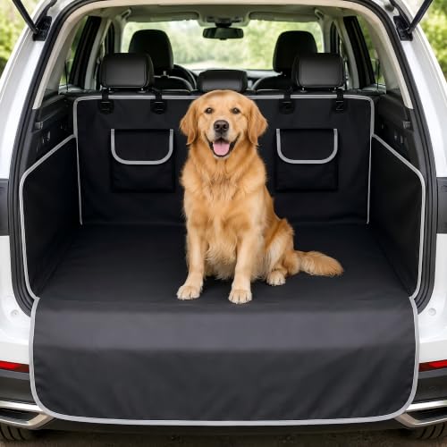 Toozey Kofferraumschutz Hund mit Ladekantenschutz, wasserdicht