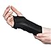 Actesso Órtesis Muñequera Elástica Negra - Para Túnel Carpiano o Distensiones (Pequeña izquierda)