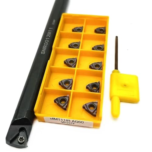 Porta Herramientas de Torno SNR0012M11 con 10 Insertos MMT11IR miniatura 1