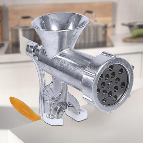 Gavigain Manual Meat Grinder, Stainless Steel Hand Crank Meat Vegetable Grinding Machine, Heavy Duty Manual Meat Grinding Machine for Homemade Burger Patties, Ground Beef and More - Thumbnail 7
