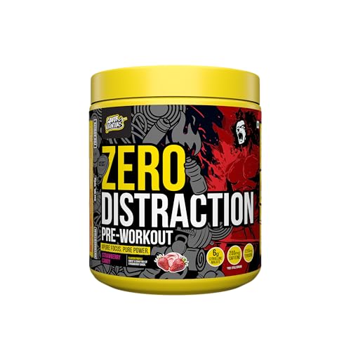 Image of Gayor Essentials Zero Distraction Pre Workout Powder | Laser Focus + Energy | 200mg Caffeine | 6g Citrulline Pump | No Creatine, No Crash (Strawberry Candy,169g)