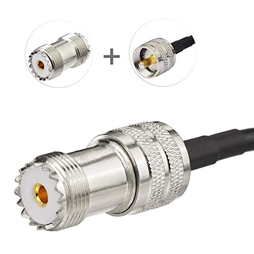 Superbat UHF SO239 Female to Female CB Radio Barrel Connector Adapter 50 Ohm Coax Coupler Joiner for Ham Radio VHF/UHF Antenna - Image 3