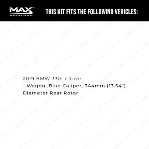 Image of Max Advanced Brakes Front & Rear Brake Kit For BMW 330i xDrive