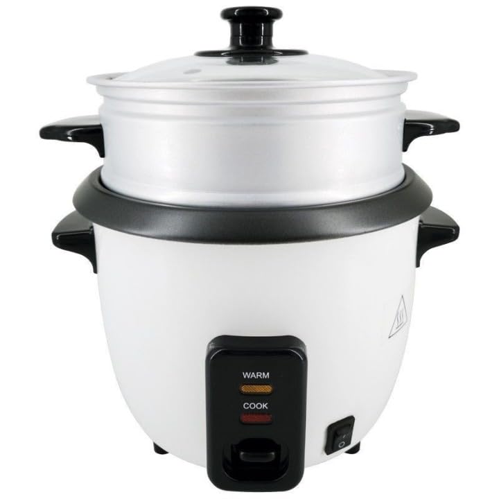 UBOON - Arrocera Eléctrica con Función de Mantener Caliente: Potente y Práctica con Accesorios Incluidos (0.6L)