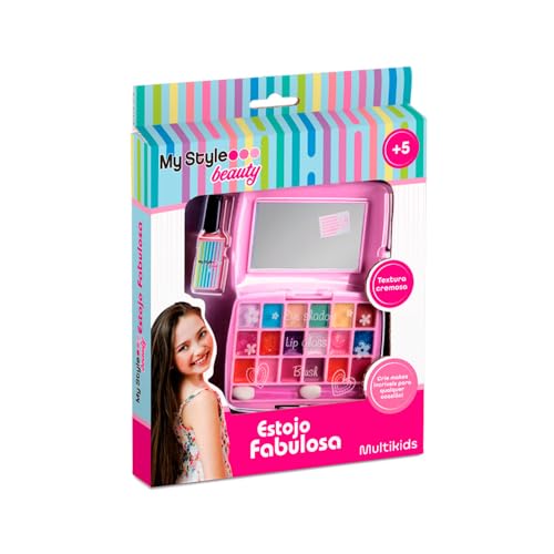 Kit Maquiagem My Style Beauty Estojo Fabulosa Multikids - Br1331
