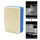 Autoscheiben Reinigungsbürste | Ölfilm Reinigungsbürste - Entfernt Ölfilme, Insektenkleber Und Flecken, Entnebelungstuch & Regensicht Politurwerkzeug Für Klare Scheiben Sichtbarkeit