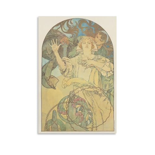 De Forest Phonofilm Poster Print by Alphonse Mucha Artworks Canvas Poster Room Aesthetic Wall Art Prints Home Modern Decor Gifts Framed-unframed 08x12inch(20x30cm)