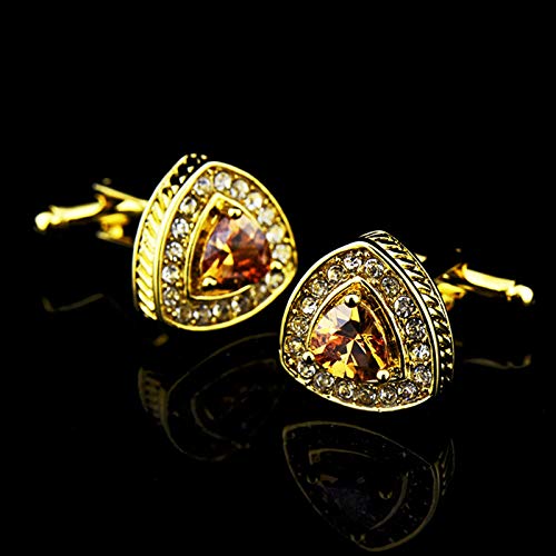 Manicas de cobre Daesar para hombre triángulo dorado miniatura 3