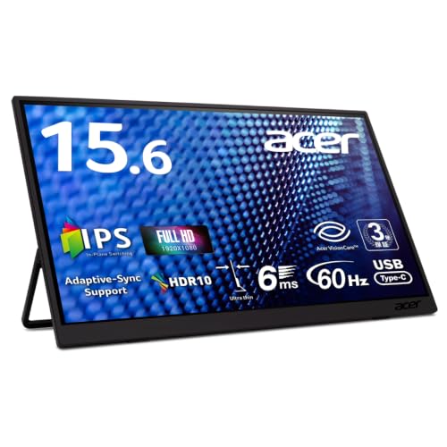 Amazon.co.jp: Acer モバイルモニター 15.6インチ フルHD IPS 非光沢