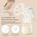 Handmilchpumpe,Manuelle Milchpumpe,Breast Pump,Tragbare Milchpumpes,Baby Breast Pump,Manuelle Stillpumpe,Komfortable und Kompakte Milchpumpes