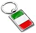 3D Metal Italy Italian National Flag Keyring Key Chain Gift Men Women Keychain Giftbox KK 221
