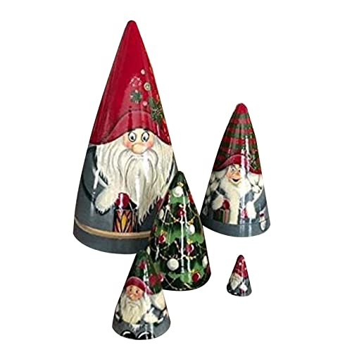 5 Stück Nesting Dolls For Kids | Matroschka Puppen | Matrjoschka Weihnachten | Weihnachtsmann Russisch | Weihnachtsmann Figur Set, Für Dekoration, Lässig Spielzeug, Handwerk, Geschenk Für Kinder Cover