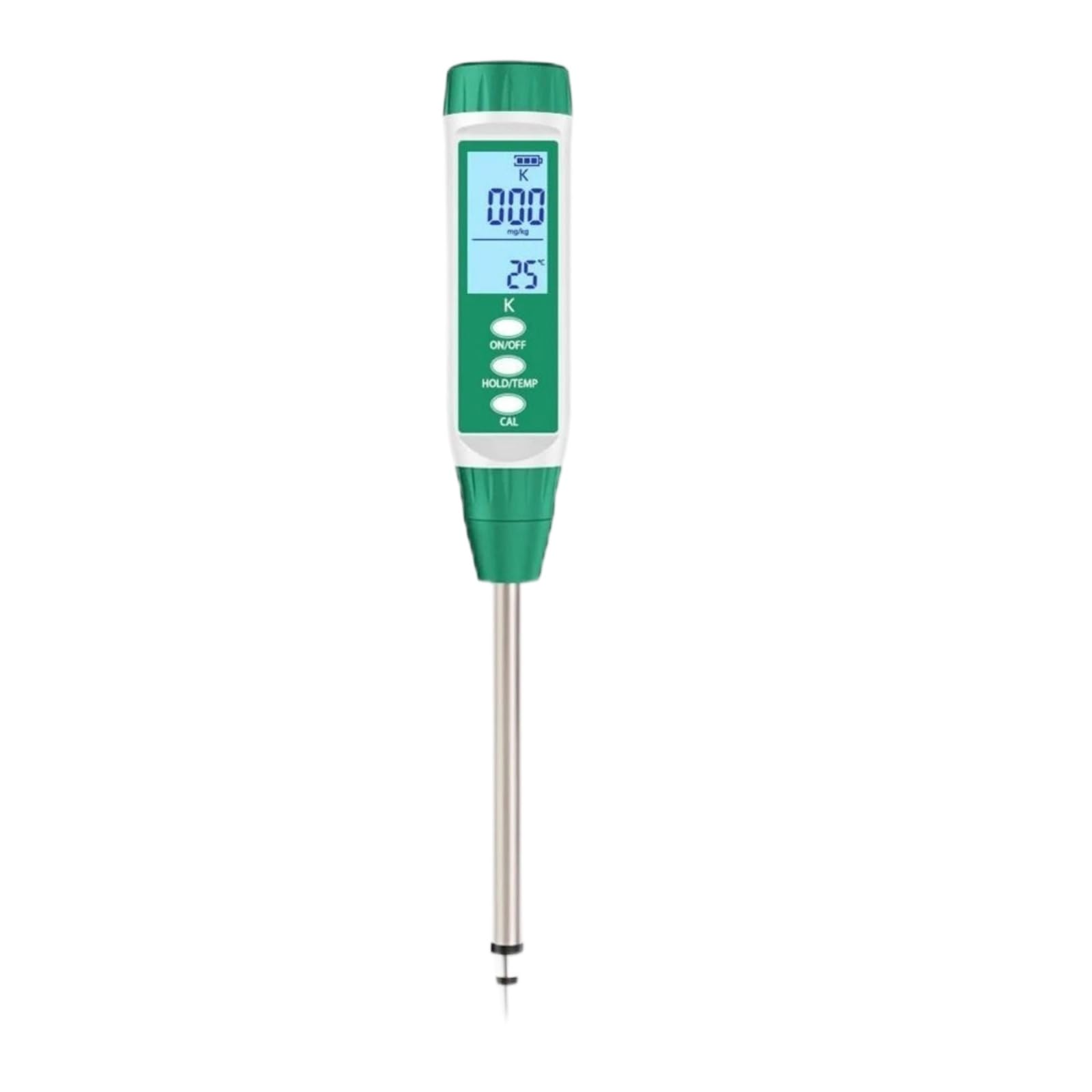 Bodentest-Set, NPK-Messgerät, Boden, schnellwirkender Stickstoff-/Phosphor-/Kaliumtester, Nährstoffanalysatoren Leicht ablesbares Wasserhärte-Testkit(GreenPhosphorus Tester)