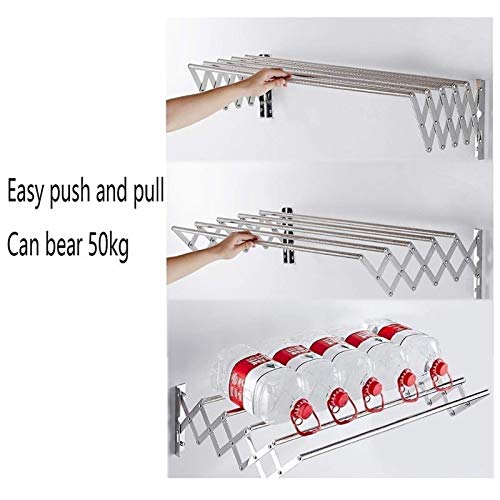 Vêtements de serviette murale pour balcon et buanderie compacte