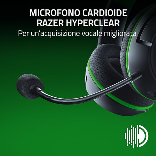 Kaira HyperSpeed - Cuffie da gioco wireless multipiattaforma per Xbox (HyperSpeed Wireless, Driver TriForce da 50 mm, Microfono cardioide HyperClear) Nero - Cuffia gaming - Immagine 3