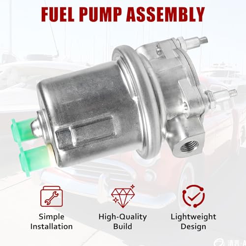 P4070 Universal Electric Fuel Pump Automotive Replacement 12V, In-Line Electric Fuel Pump & Hardware for Carter with 4-7 PSI 1/4\" BSPT Inlet and Outlet Rotary Vane - Thumbnail 7