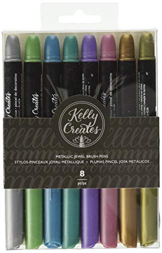 Kelly Creates Jewel Metallic Brush Pens - 8 Colors