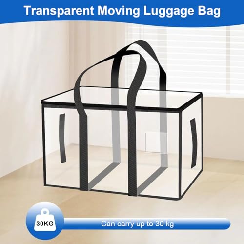 Sacs de rangement transparents zippés grand format gain de place x4 - 6