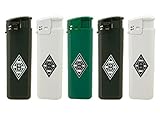 wiederbefüllbar 5er Set Feuerzeug Prestige Logo VFL Borussia MÖNCHENGLADBACH