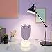 Czhotg Purple Pen Holder for Desk, Plastic Tulip Pen Holder Cute Stationery Organizer Pencil Stand Case Pencil Cups Desktop Decoration Pencil Holders