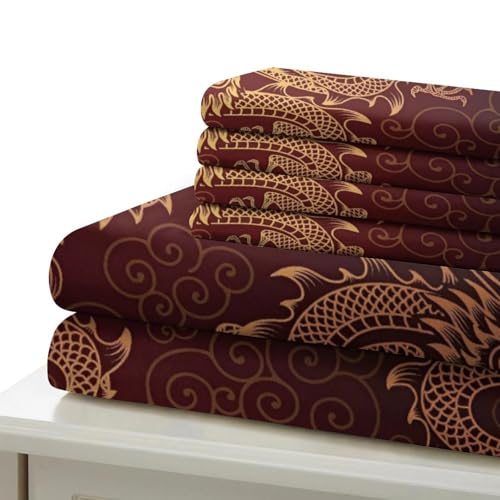 Housse de couette dragon 3D en microfibre premium hypoallergénique - 7