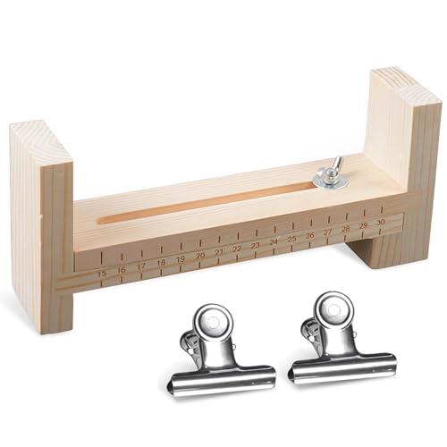 Houlishu Wood Bracelet Jig Adjustable Paracord Jig Bracelet Maker for DIY Hand Knitting Wristband Necklaces & Car Hangings
