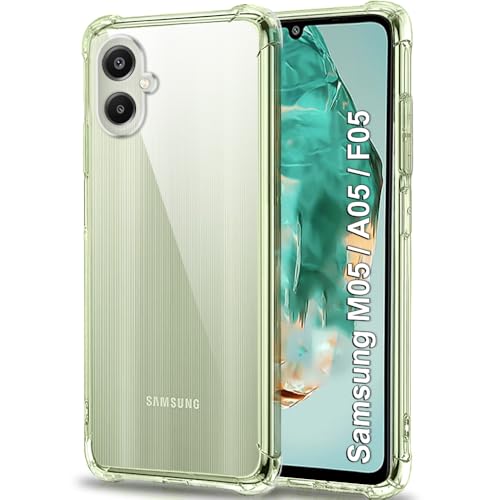 TheGiftKart Crystal Clear Back Cover Case for Samsung Galaxy M05 / A05 / F05 | Shockproof Soft TPU Case | Cushioned Edges for Ultimate Protection Cover for Samsung M05 / A05 / F05 (TPU, Transparent)