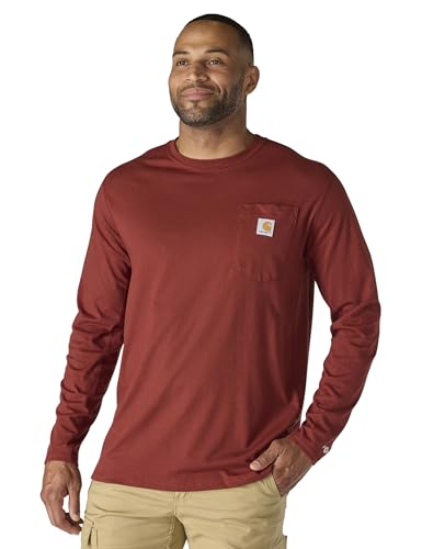 Carhartt Men's Force Relaxed Fit Midweight Long-Sleeve Pocket T-Shirt
