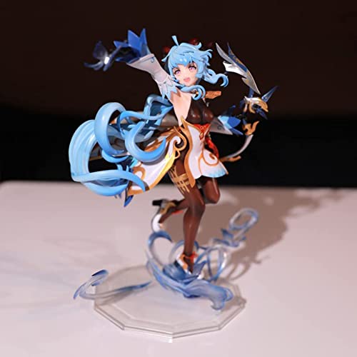 Genshin Impact Ganyu Figur, Anime Genshin Impact Ganyu PVC Figur Spielzeug Modell Statue, Anime Figuren Spielzeug Anime Charaktere Puppe Modell Schreibtisch Dekorative Ornamente Cover