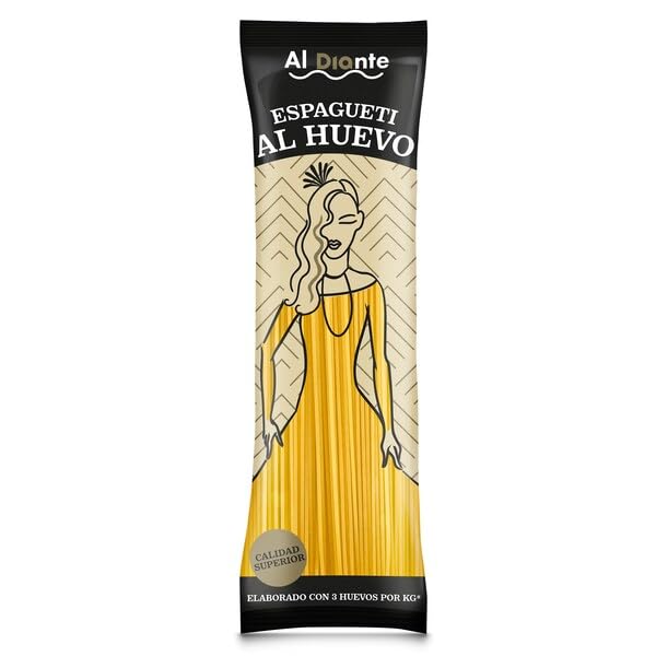 Espaguetis al huevo Al Diante Dia bolsa 500 g