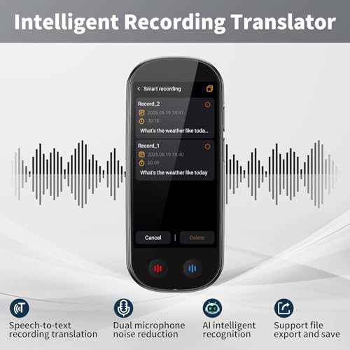 Language Translator Device No WiFi Needed, 2026 Upgraded AI Translator, 150+ Languages Instant Two Way Vioce Translator, Online/Offline/Recording/Photo/Text Translation for Business Learning Travel - Image 6