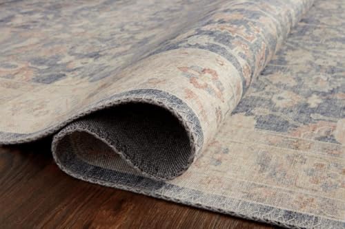 Tapete decorativo Loloi Hathaway Collection Denim/Multi 7'6" x 9'6" miniatura 5