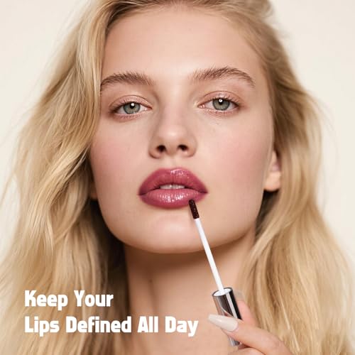 KIMUSE Peel Off Lip Liner Stain, Lápiz de contorno de labios extraíble, mate, impermeable, delineador de labios pelable de larga duración, delineador de labios extraíble - imagen 6
