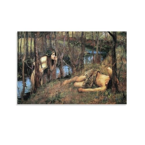 Impression sur toile John William Waterhouse décoration murale 40x60