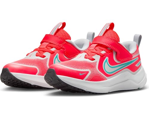 Nike Cosmic Runner Little Kids' Shoes (HM4400-600, Bright Crimson/Pure Platinum/Black/Dusty Cactus)2
