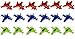 Juvale Party Favor Airplanes Pull-Back Toys (18 Pack)